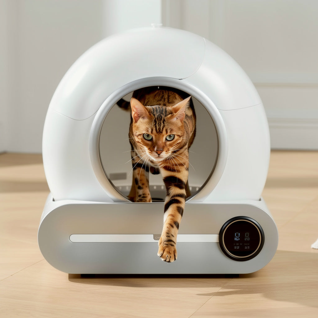 PurrClean™ – Litière autonettoyante intelligente